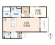 REGALE　NANOKAICHIの間取図
