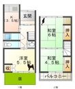 山手3丁目貸家の間取図