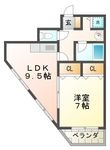 写真：エビスマンション3階の間取図