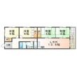 山本マンションの間取図