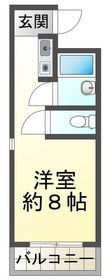 CAVE PANBROSⅢの間取図