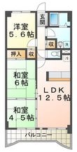 パレ清水ヶ丘の間取図
