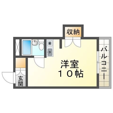 拡大写真:オーキッドコート垂水 3階306の間取り