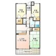 井吹西シティコート の間取図