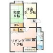 星陵台住宅1号棟の間取図