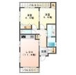 クリエイト向陽の間取図