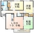 クレールプラザ立花A棟の間取図