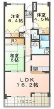 井吹西シティコート の間取図