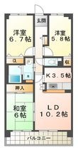 学園シティコートの間取図