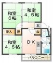東垂水南住宅3号棟の間取図