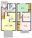 パルティーダB棟の間取図