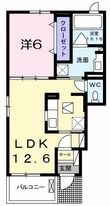 エクセレント有瀬Ⅰの間取図