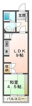 ボヌール向陽の間取図