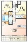 井吹東シティコートの間取図