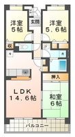 王塚東シティコートの間取図