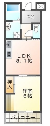 拡大写真:明泉寺シティコート 1階113の間取り
