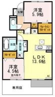 ソレーユ・コートの間取図