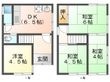 五色山2丁目貸家の間取図