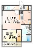 クローバー富士1号館の間取図