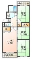 サンハイツ向陽Ⅰの間取図