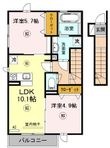 リヴェールフォスターの間取図