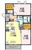 ルエスト・ラメールⅡの間取図