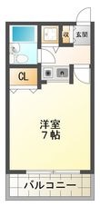 エスコートパレスの間取図