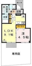 ラフィーネ林Ⅲの間取図