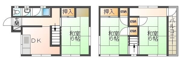 拡大写真:星が丘2丁目戸建 1階0の間取り