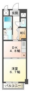 グランブルⅢの間取図