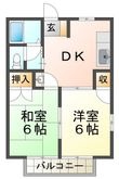 プラザ朝霧の間取図