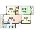 上高丸厚生年金住宅3号棟の間取図