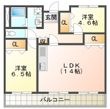 井吹東シティコートの間取図