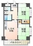アビタシオン中崎の間取図