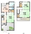 王居殿3丁目貸家の間取図