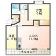 清水が丘コーポラスA棟の間取図