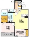 メゾンドソルテの間取図