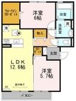 写真:VILLA DEL SOL 2階202の間取図