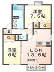 ウィルモア垂水D棟の間取図