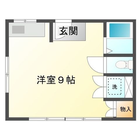 拡大写真:メイセイビル 4階301の間取り
