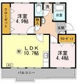 ロイヤルマンション１号棟の間取図
