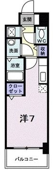 ヴァレ谷上の間取図
