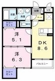 ヴェルナール赤羽の間取図
