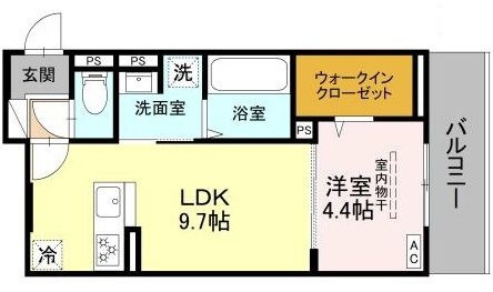 拡大写真:D-room大塚町 3階302の間取り