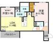 メゾンドソルテの間取図