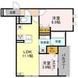 メゾンドソルテの間取図