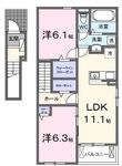 メゾンドアポロンの間取図