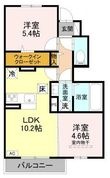 D-room天が岡の間取図