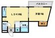 コーポインデアンの間取図