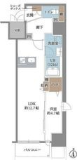DAIYA STORK 阿波座の間取図